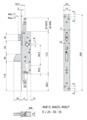 SERRATURA A CILINDRO PER INFERR. SCR.REG. INT.85 E.25   (12)