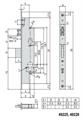 SERRATURA MONTANTE 3P. F.22 E30 2MAND+SCR.             *(12)