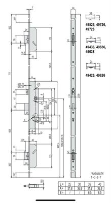 SERRATURA MULTIP.TOP F.U E30 SCR.+2MAND.F.24X7           (1)