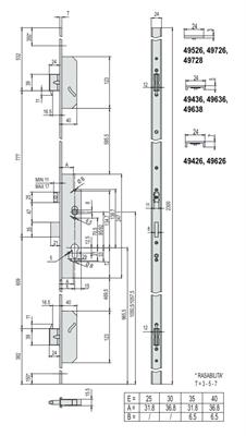 SERRATURA MULTIP.TOP F.U E35 SCR.+2MAND.F.24X7           (1)