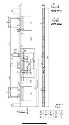 SERRATURA MUL.TOP.MAX F.--E30 SCR.+2MAND.