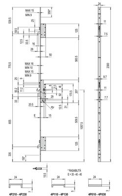 SERRATURA MULTITOP MATIC EXIT F.U 24X5 E.35 I.92