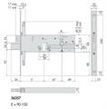SERRATURA DA INFILARE A CILINDRO MAND+SCROC. E.100 F22[#](1)