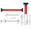 ANTIPANICO TOUCH BAR ALPHA 2p COMPONIBILE L.1200mm