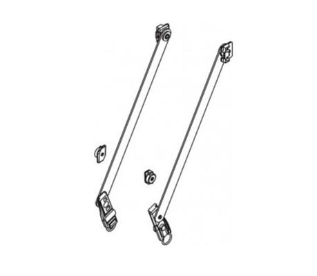 BRACCIO LUNGO 250mm VASISTAS RALLENTY                   (10)