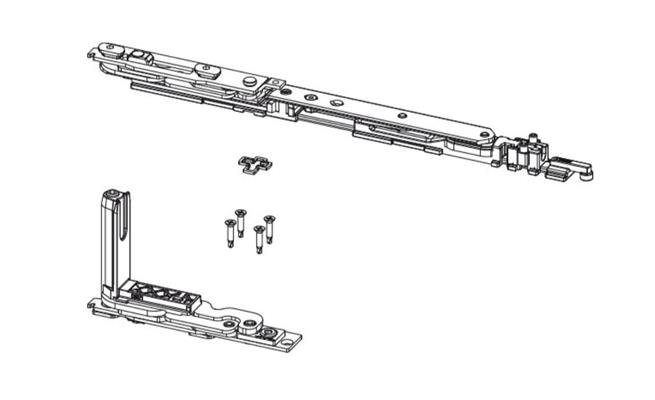 BRACCIO A/R SX CHIC 445-471 (NO MICROVENTILAZIONE)      (10)