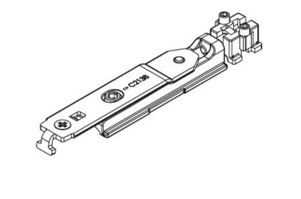 ADATTATORE ANTA ABBINATA FUTURA 3D 130                    SG