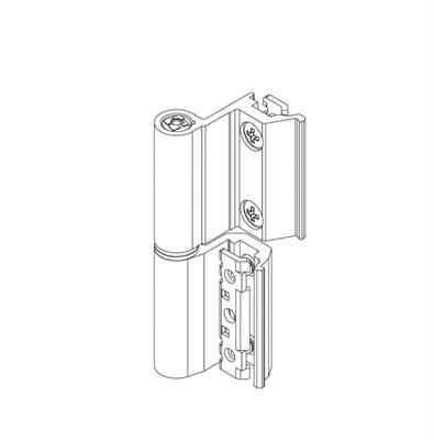 CERNIERA R40 COMPLANARE ARGENTO                         (20)