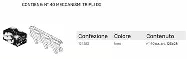KOSMICA OVALINA INFILARE MECCANISMI TRIPLI DX CF DA 40pz