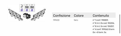KOSMICA SEK MANOPOLE+MECC. TRIPLI+COMPENSATORI DX/SX