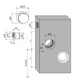 KIT E SCIVOLA ROSETTA CIECA CROMATO SATINATO             (1)