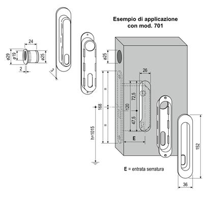 KIT H SCIVOLA PLACCHE CIECHE CROMATO SATINATO            (1)