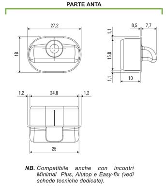 ROSTRO PER PORTA INTERNA                                (50)