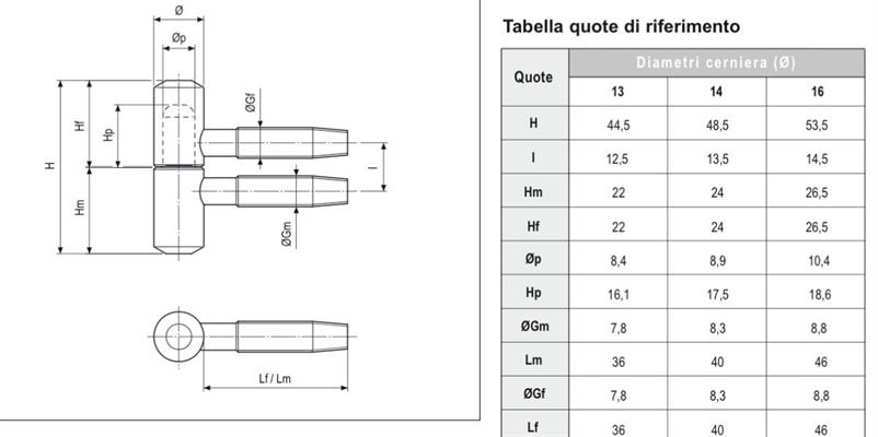 CERNIERA D.13 2 GAMBI PER LEGNO BRONZATA               (100)
