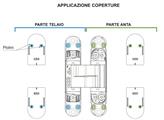 KIT COPERTURE CERNIERE ECLIPSE 3.0 OTTONE VERNICIATO    (12)