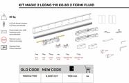 KIT MAGIC2 LEGNO 1100 Kg.80 2 FERMI FLUID [#]