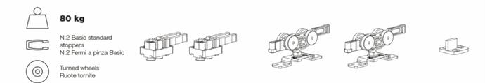 KIT BASIC CLASSIC S/SQ Kg.80 2 FERMI STD