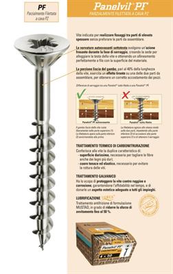 VITI LEGNO TSP PARZ. FIL. CHROMITING 5,0x60 200 PZ.     (22)