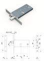 SERR. FASCIA 64mm F.16 E80 SCR/3MAND.+ CILINDRO 27+27mm (10)