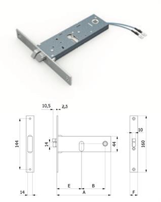 SERR. ELETTRICA FASCIA E80 F16                          (10)