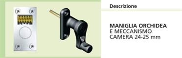 MANIGLIETTA ORCHIDEA PER MECCANISMO LUXOR DA 25-24