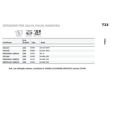 SPESSORE SALVA F.MAN. 7/8X4                            (250)